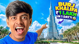 BURJ KHALIFA 🇦🇪 | ₹1 LAKH IN ONE DAY?! 😱💸 | Shuvo Paul