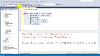 SQL Tutorial with Microsoft SQL SERVER Computed Columns