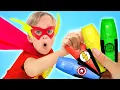 Lagu Kids Superheroes Save the Day and more funny stories