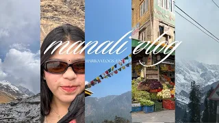 Download manali vlog ❄️🏂🏔️(airport shenanigans,skiing, exploring burmese food and many more) MP3