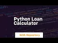 python loan calculator