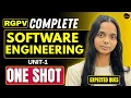 SE One Shot One Shot Unit-1 RGPV Software Engineering CS403 RGPV BTech 4th Sem Exams 2nd Yr