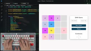 ASMR Programming - 2048 Game With JavaScript