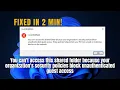 FIX You can t access this shared folder because your organization s security policies block
