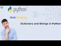 Dictionary and Strings in Python