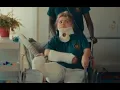 Download Lagu Broken leg in a LLC, full leg cast, broken arm and neck brace, wheelchair