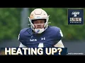 Notre Dame Position Battles Are HEATING UP in Camp New Leaders Emerge Before Wisconsin