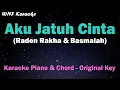 Raden Rakha \u0026 Basmalah  - Aku Jatuh Cinta (Karaoke Piano \u0026 Chord) Ost Magic 5