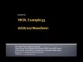 Lesson 81 Example 53 Arbitrary Waveform