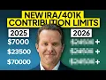 IRS Announces NEW 2026 IRA 401K Contribution Limits - Here s How to Maximize