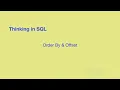 Thinking in SQL - Lecture 6