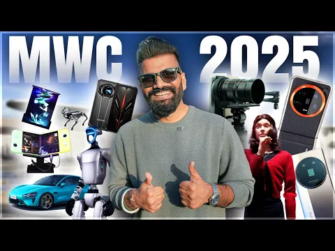 MWC 2025 - Projector Smartphones, Robots, Xiaomi Camera, Samsung Tri Fold, DragonWing, AI \u0026 More???