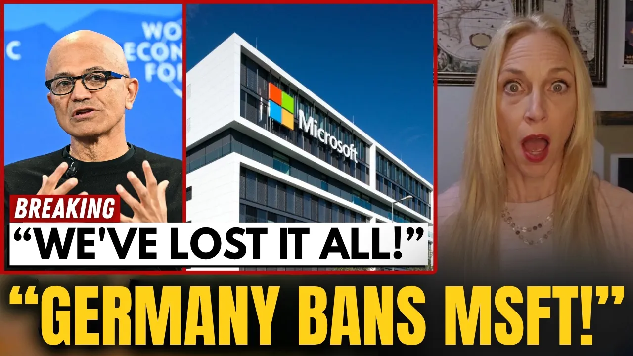 Freya's Talk Show thumbnail about Germany moving public computers away from Microsoft.