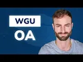 WGU OA - How to Pass an Objective Assessment Fast