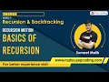 Recursion Motion - Basics of Recursion Print Increasing using Recursion