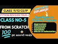 Python Fundamentals Barebones of Program Chapter 7 Class 11 Python Class 11 12ComputerScience