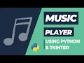 I MADE a MUSIC PLAYER using PYTHON