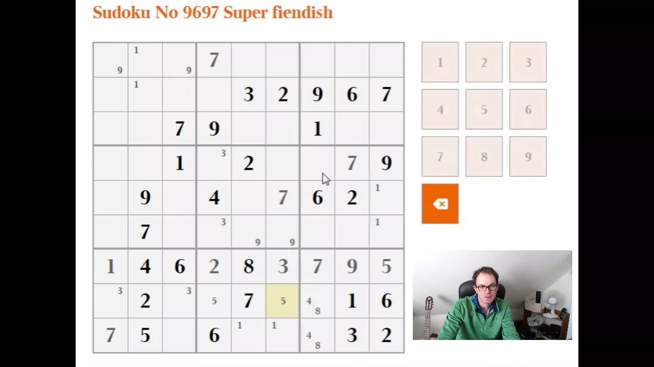 Another tutorial on solving very hard sudokus