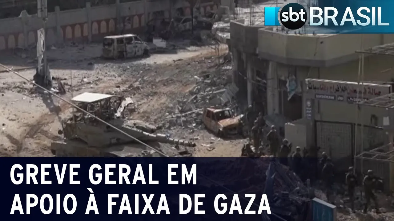 Cisjordânia e Jerusalém Oriental aderem greve geral em apoio a Gaza | SBT Brasil (11/12/23)