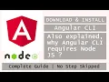 How to download and install Angular CLI Node JS