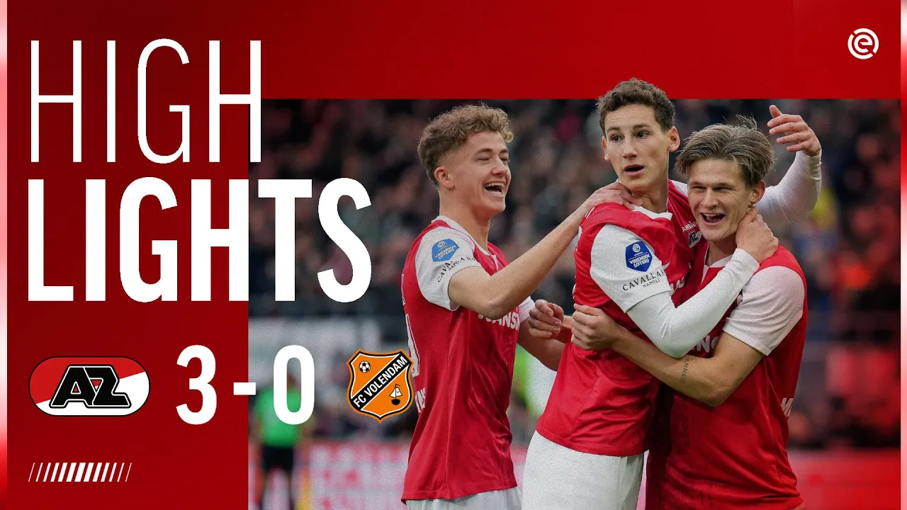 💥 Three goals, three points! | Highlights AZ - FC Volendam