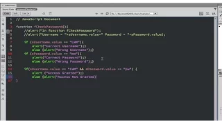 Javascript Password Checker Tutorial