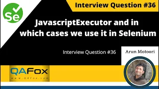 What is JavascriptExecutor and in which case it will help in Selenium Interview Question