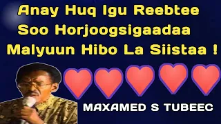 Tubeec Heesta Malyuun Hibo La Siistaa Maxamed S Tubeec Hees Malyuun Hibo La Siistaa Tubeec Hees 