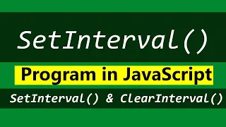 How to use SetInterval in javaScript and count down the number using Setinterval and clearInterval