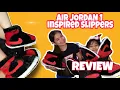 Jordan 1 inspired slippers l Review l Unwrapping