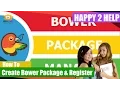 How to create and register bower package