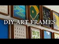 How I Make My Wooden Art Frames step-by-step tutorial