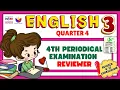 Grade 3 English 3 Fourth Periodical Test Reviewer - Quarter 4 Revised K-12