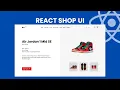 Create Stunning React ECommerce Product Page React Shopping Cart UI Design