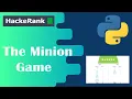 the minion game Python