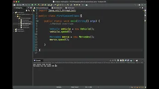 Java lesson 28 method override