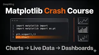 Matplotlib Crash Course Python Data Visualization from Zero to Live Charts