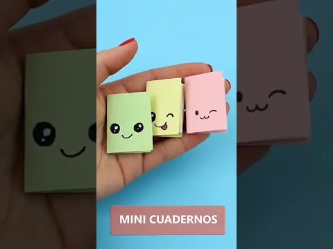 📔 ¡Mini Libretas Kawaii DIY! ¡Súper Fácil! ✨