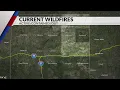 Crews working area fires on the High Plains