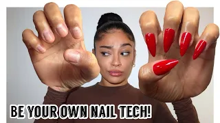 Everything you need to make custom press-on nails!💅🏽 Be your OWN nail tech! | jasmeannnn