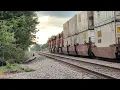 Pure Sights Sounds of 3 Freight Trains No Horns No Crossing Gates 4K