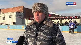 В омской исправительной колонии №3 состоялось открытие хоккейного сезона