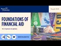 Foundations of Financial Aid Part I July 2026