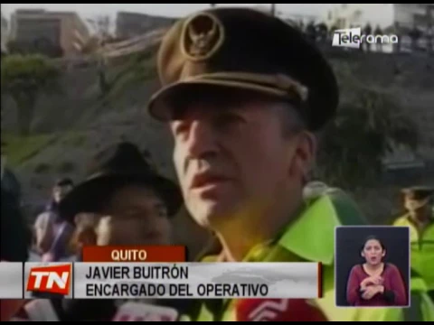 Protestas bloquearon temporalmente el tunel Guayasamín