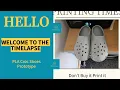 Download Lagu 3D printed PLA Prototype Croc Shoes. Printed on Creality K2 Plus