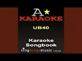 Download Lagu Light My Fire (Originally Performed By UB40) (Karaoke Audio Version)