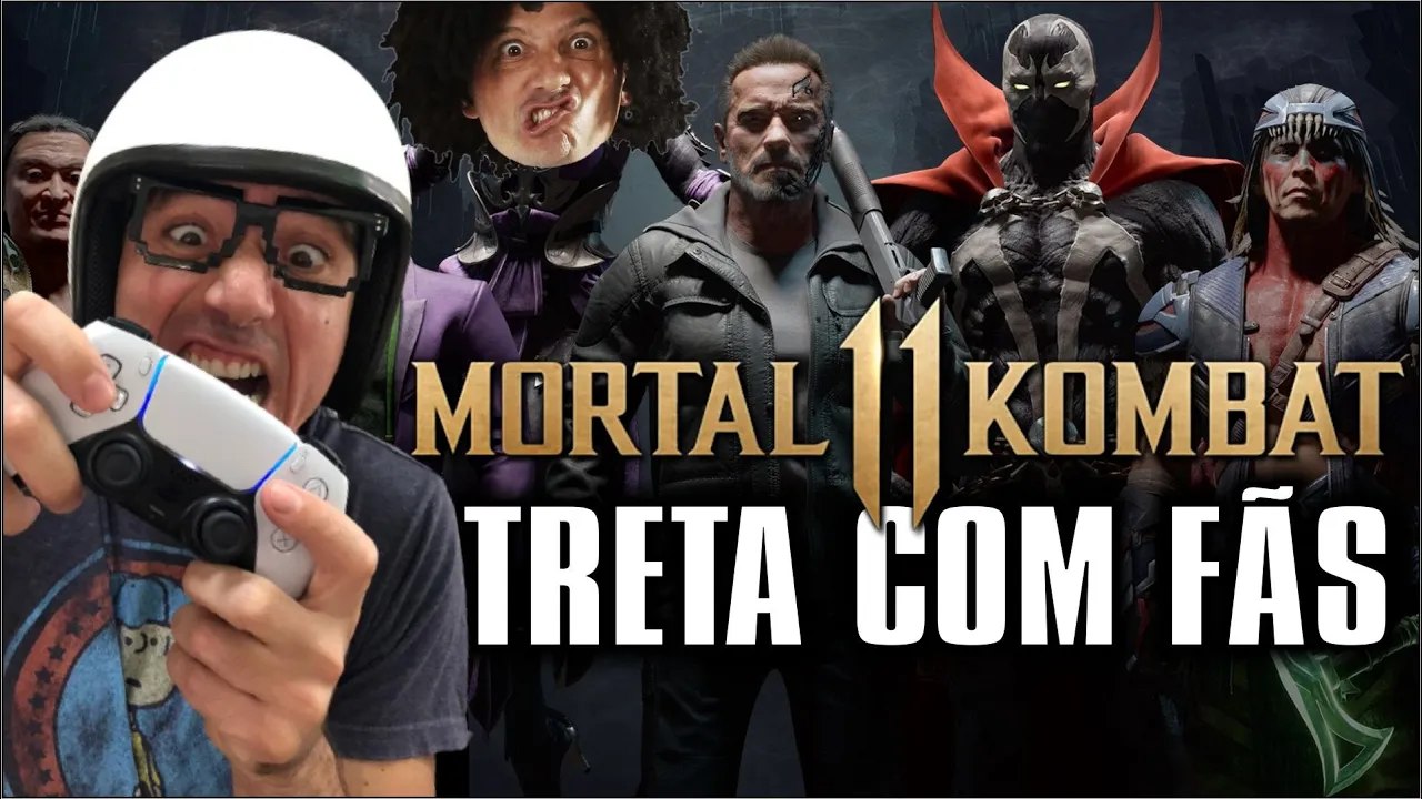 Mortal Kombat 11 TRETA COM OS FÃS - Irmãos Piologo Games