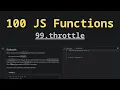 99 throttle Solving 100 JS Functions