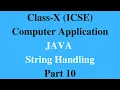JAVA String Handling Part 10 Alphabetic Pattern