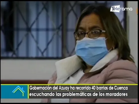 Gobernación del Azuay ha recorrido 40 barrios de Cuenca escuchando las problemáticas de los moradores